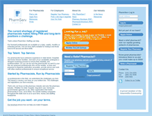 Tablet Screenshot of pharmservstaffing.com